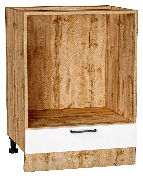 Шкаф нижний под духовку Флэт White In 2S/Дуб Вотан 816*600*476