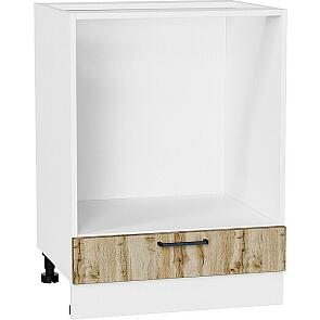 Шкаф нижний под духовку Флэт Wotan Oak 2S/Белый 816*600*476