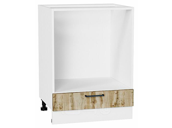 Шкаф нижний под духовку Флэт Wotan Oak 2S/Белый 816*600*476