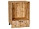 Шкаф нижний под духовку Флэт Wotan Oak 2S/Дуб Вотан 816*600*476