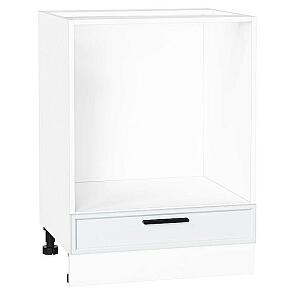 Шкаф нижний под духовку Фрейм White Silk/Белый 816*600*480