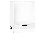 Шкаф нижний под духовку Фрейм White Silk/Белый 816*600*480