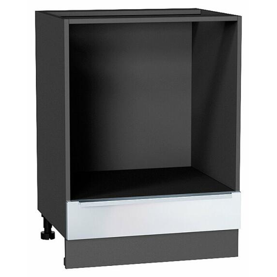 Шкаф нижний под духовку Фьюжн Angel Graphite 816*600*476