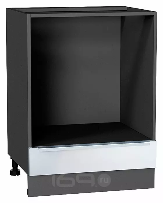 Шкаф нижний под духовку Фьюжн Angel Graphite 816*600*476