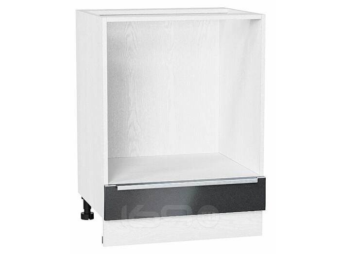 Шкаф нижний под духовку Фьюжн Anthracite Белый 816*600*476