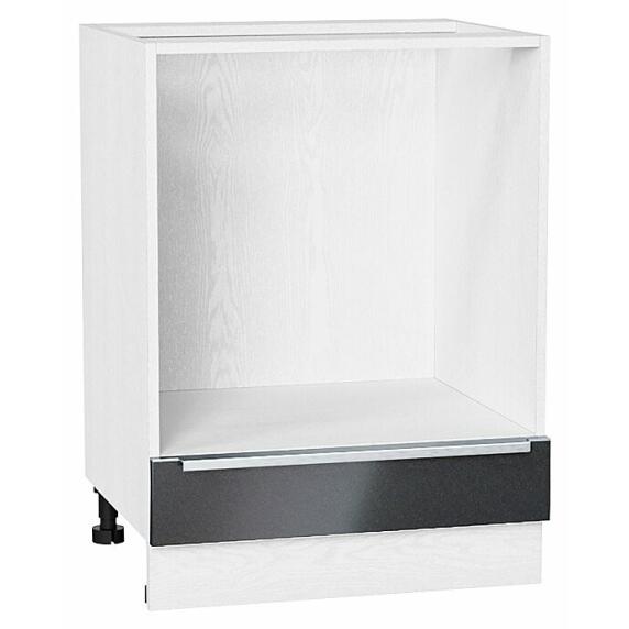 Шкаф нижний под духовку Фьюжн Anthracite Белый 816*600*476