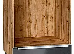 Шкаф нижний под духовку Фьюжн Anthracite Дуб Вотан 816*600*476