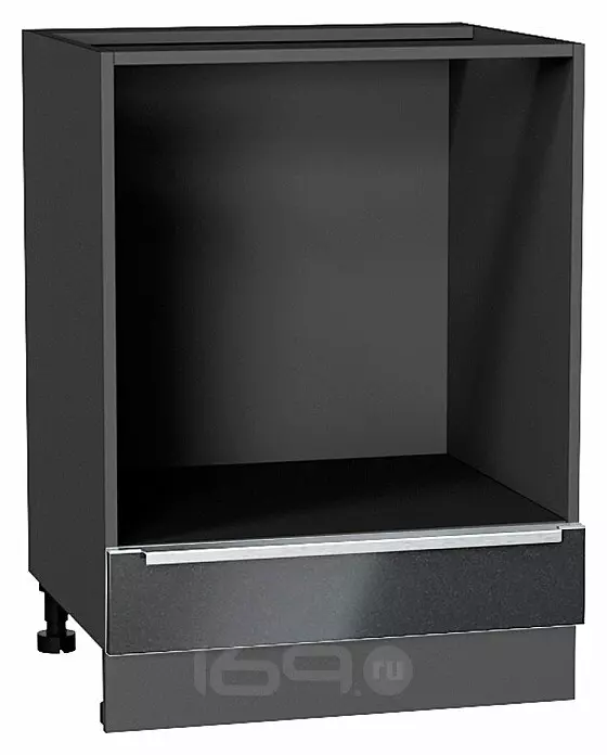 Шкаф нижний под духовку Фьюжн Anthracite Graphite 816*600*476