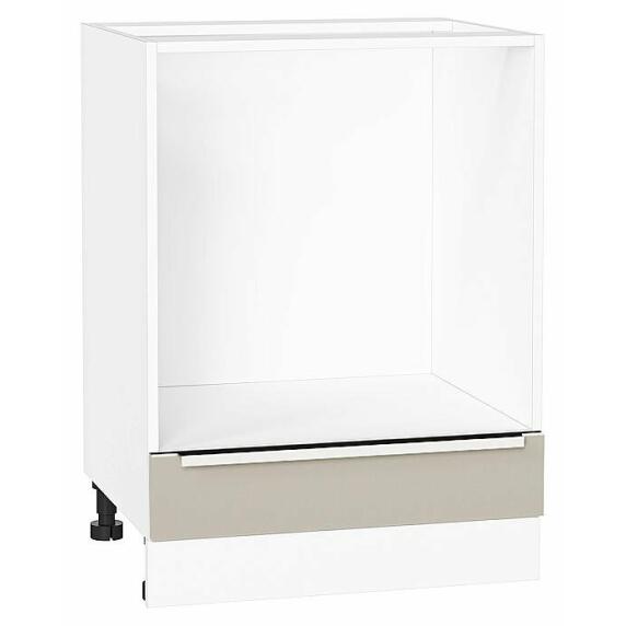 Шкаф нижний под духовку Фьюжн Cream Silk/Белый 816*600*476