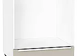 Шкаф нижний под духовку Фьюжн Cream Silk/Белый 816*600*476