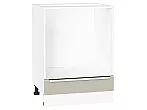 Шкаф нижний под духовку Фьюжн Cream Silk/Белый 816*600*476