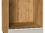 Шкаф нижний под духовку Фьюжн Cream Silk/Дуб Вотан 816*600*476