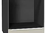 Шкаф нижний под духовку Фьюжн Cream Silk/Graphite 816*600*476