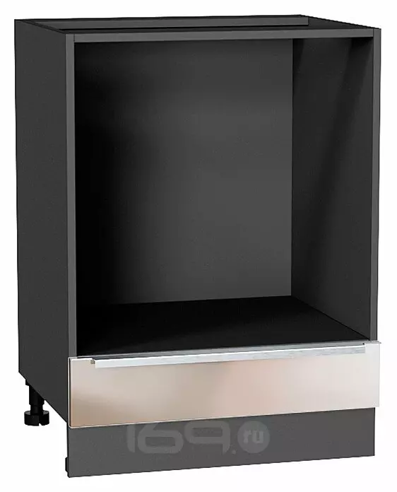 Шкаф нижний под духовку Фьюжн Gallant Graphite 816*600*476