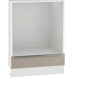 Шкаф нижний под духовку Фьюжн НД 600 Cappuccino-Белый