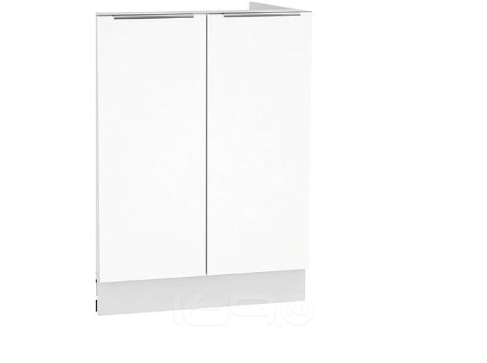 Шкаф нижний под мойку с 2-мя дверцами Фьюжн НМ 600 Brilliant-Белый