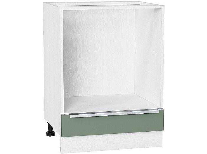 Шкаф нижний под духовку Фьюжн НД 600 Silky Mint-Белый