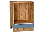 Шкаф нижний под духовку Фьюжн Silky Blue Дуб Вотан 816*600*476