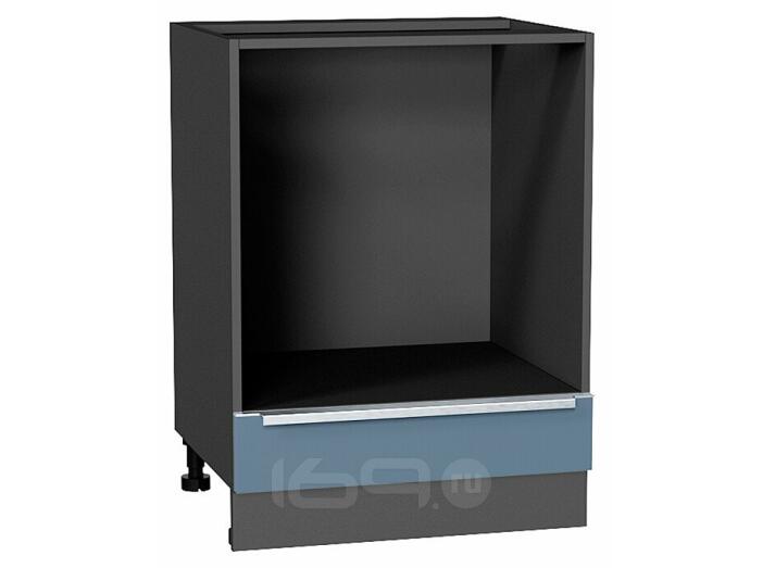 Шкаф нижний под духовку Фьюжн Silky Blue Graphite 816*600*476