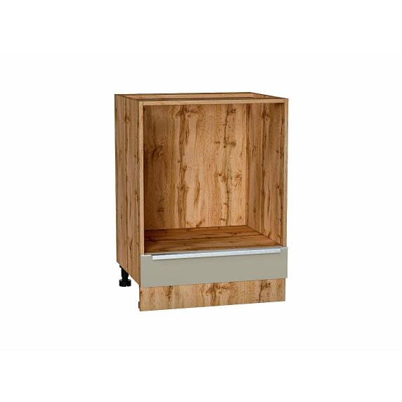 Шкаф нижний под духовку Фьюжн Silky Grey Дуб Вотан 816*600*476