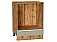 Шкаф нижний под духовку Фьюжн Silky Grey Дуб Вотан 816*600*476