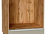 Шкаф нижний под духовку Фьюжн Silky Grey Дуб Вотан 816*600*476