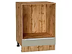 Шкаф нижний под духовку Фьюжн Silky Grey Дуб Вотан 816*600*476