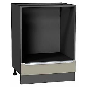Шкаф нижний под духовку Фьюжн Silky Grey Graphite 816*600*476