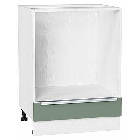 Шкаф нижний под духовку Фьюжн Silky Mint Белый 816*600*476