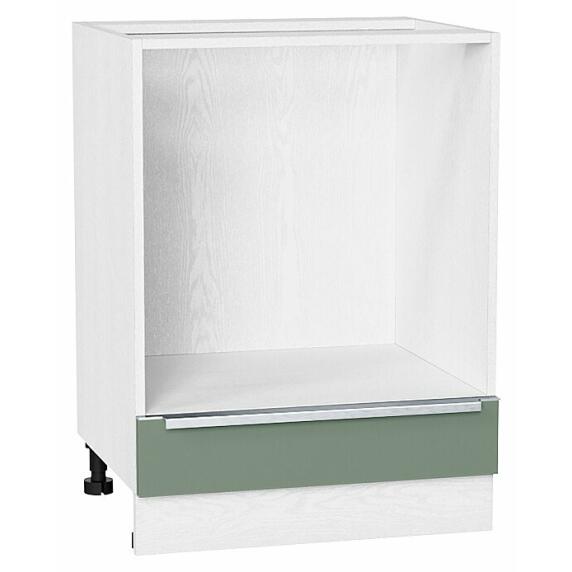 Шкаф нижний под духовку Фьюжн Silky Mint Белый 816*600*476