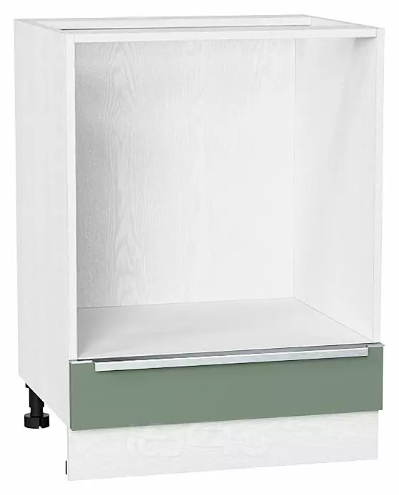 Шкаф нижний под духовку Фьюжн Silky Mint Белый 816*600*476