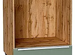 Шкаф нижний под духовку Фьюжн Silky Mint Дуб Вотан 816*600*476