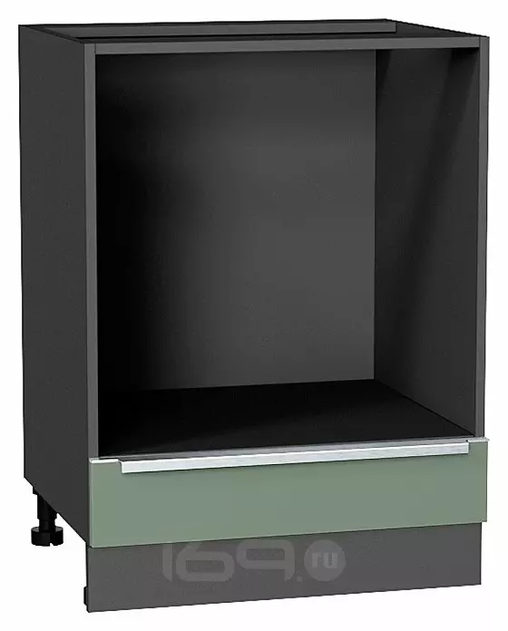 Шкаф нижний под духовку Фьюжн Silky Mint Graphite 816*600*476