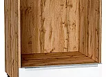 Шкаф нижний под духовку Фьюжн Silky White Дуб Вотан 816*600*476