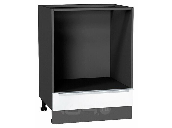 Шкаф нижний под духовку Фьюжн Silky White Graphite 816*600*476