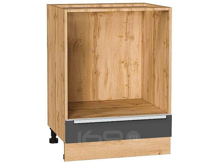 Шкаф нижний под духовку Фьюжн Stormy Silk/Дуб Вотан 816*600*476