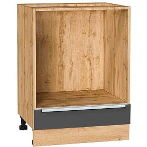 Шкаф нижний под духовку Фьюжн Stormy Silk/Дуб Вотан 816*600*476