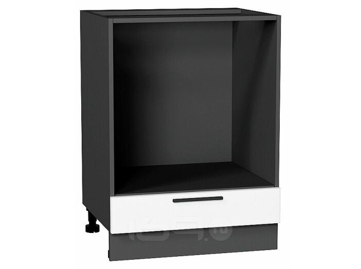 Шкаф нижний под духовку Глетчер Айленд Силк Graphite 816*600*474