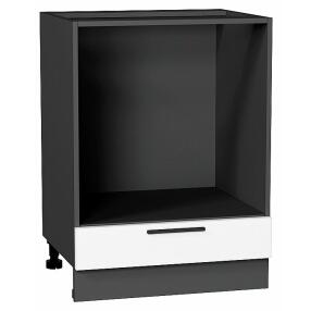 Шкаф нижний под духовку Глетчер Айленд Силк Graphite 816*600*474