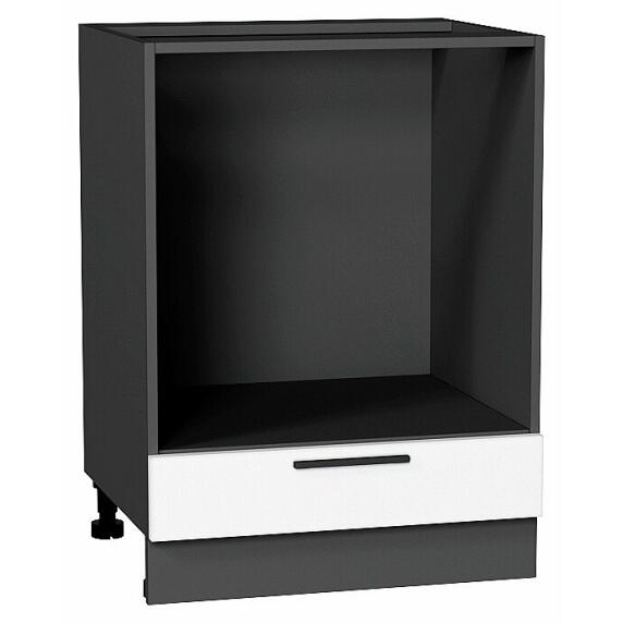 Шкаф нижний под духовку Глетчер Айленд Силк Graphite 816*600*474