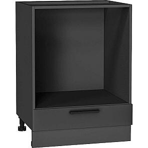 Шкаф нижний под духовку Глетчер Маренго Силк Graphite 816*600*474