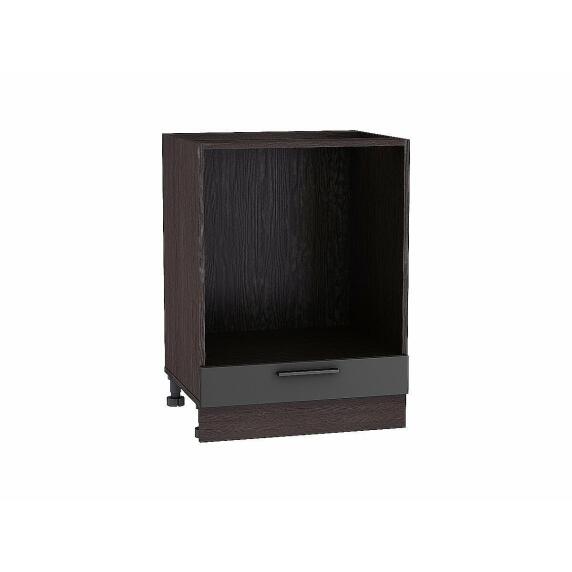 Шкаф нижний под духовку Глетчер Маренго Силк Graphite 816*600*474