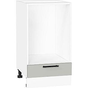 Шкаф нижний под духовку Лайт Special Grey/Белый 816*450*474
