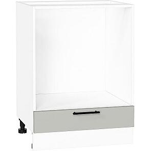 Шкаф нижний под духовку Лайт Special Grey/Белый 816*600*474