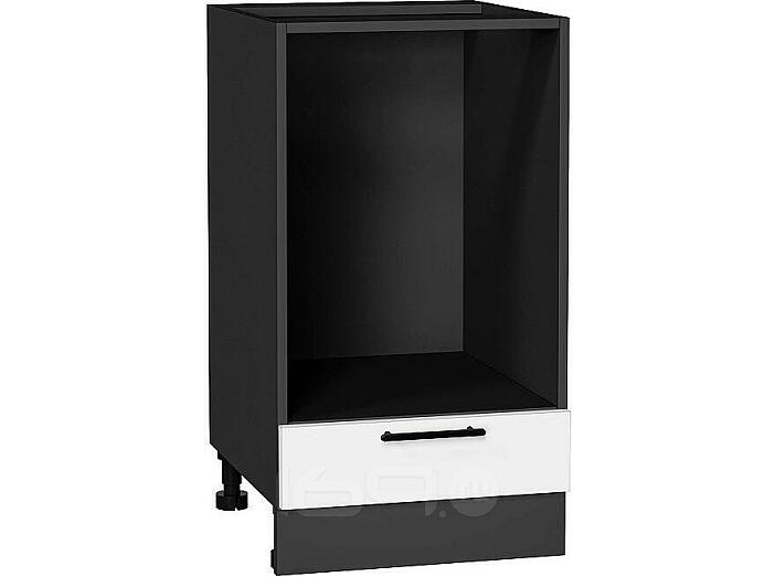 Шкаф нижний под духовку Лайт Special White/Graphite 816*450*474