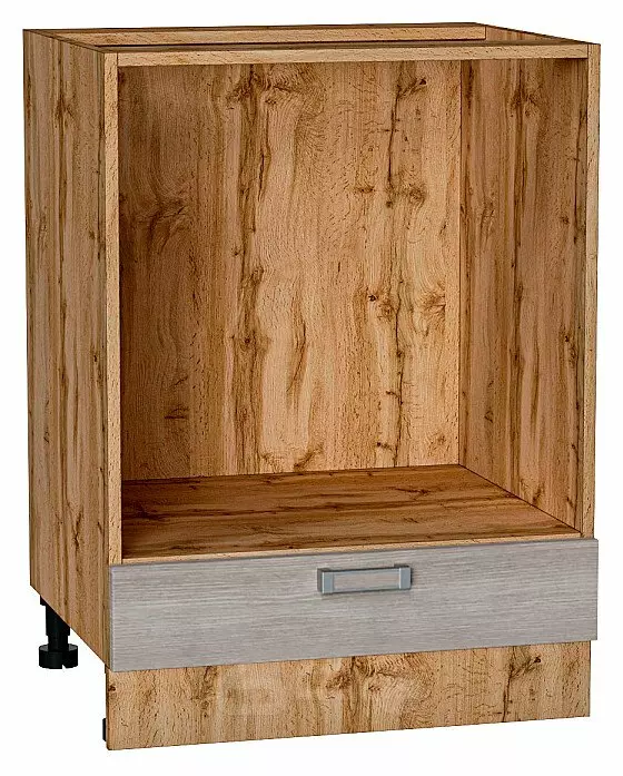 Шкаф нижний под духовку Лофт Cappuccino Veralinga Дуб Вотан 816*600*476