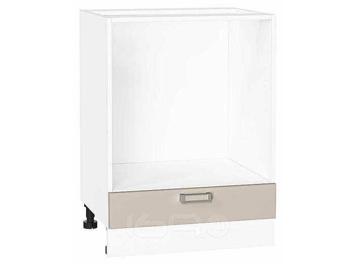 Шкаф нижний под духовку Лофт Cream Silk/Белый 816*600*476