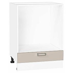 Шкаф нижний под духовку Лофт Cream Silk/Белый 816*600*476