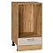 Шкаф нижний под духовку Лофт Cream Silk/Дуб Вотан 816*450*476