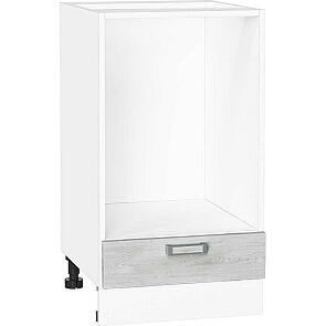 Шкаф нижний под духовку Лофт Nordic Oak/Белый 816*450*476